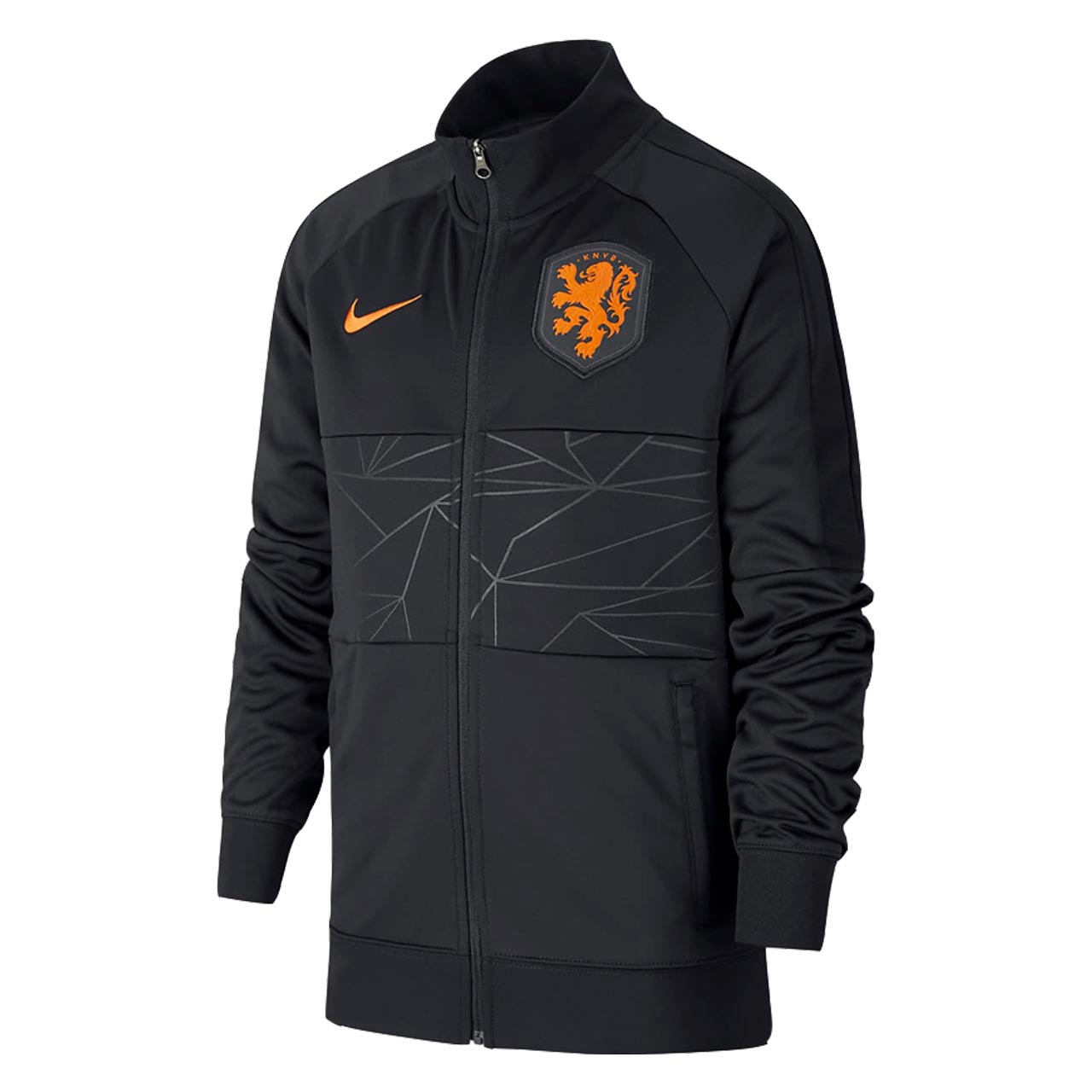 2020-2021 Holland Anthem Jacket (Black) - Kids [CI8421-010] - Uksoccershop