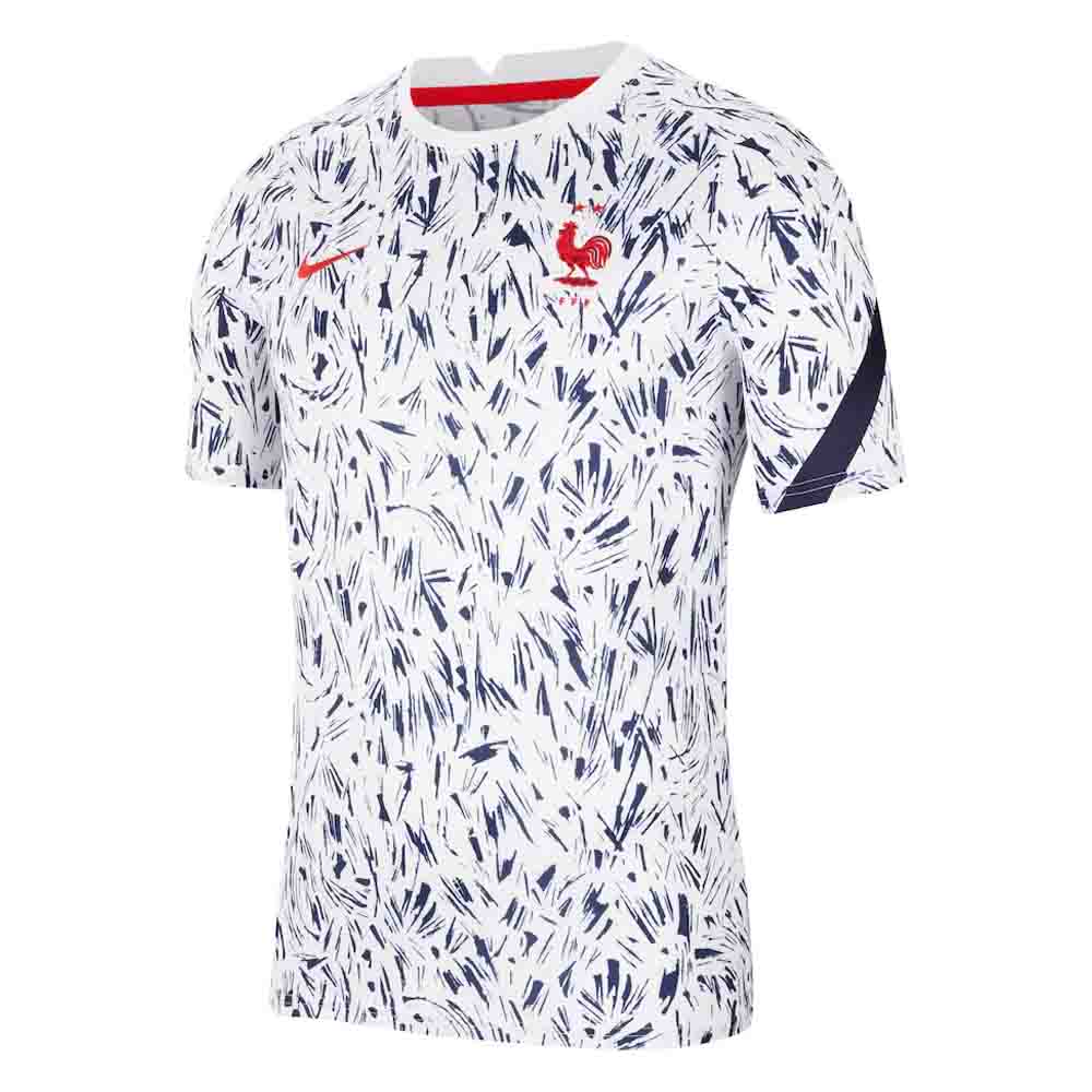 2020-2021 France Nike Dry Training Shirt [CD2578-100] Uksoccershop