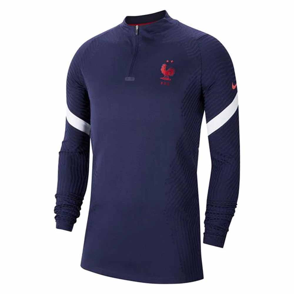 Click to view product details and reviews for 2020 2021 France Nike Strike Vapor Knit Drill Top Navy.