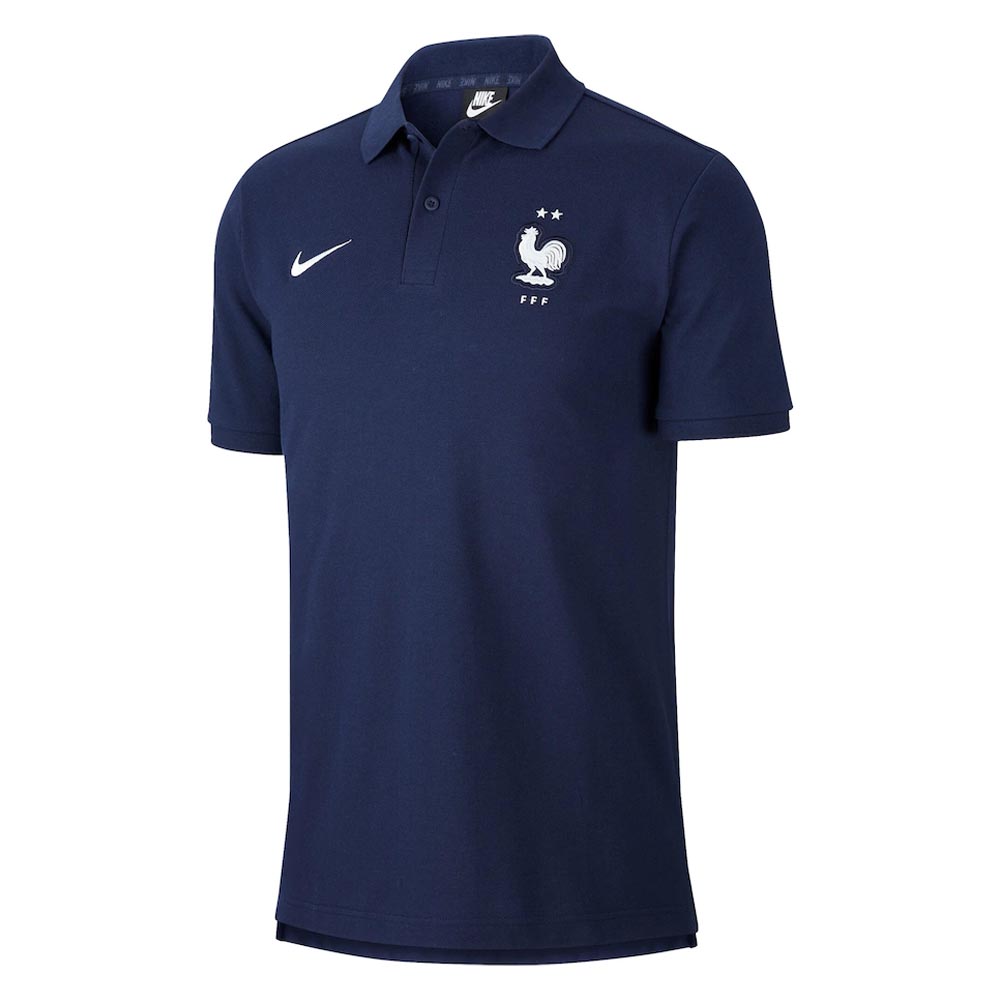 Click to view product details and reviews for 2020 2021 France Nike Core Polo Shirt Obsidian.