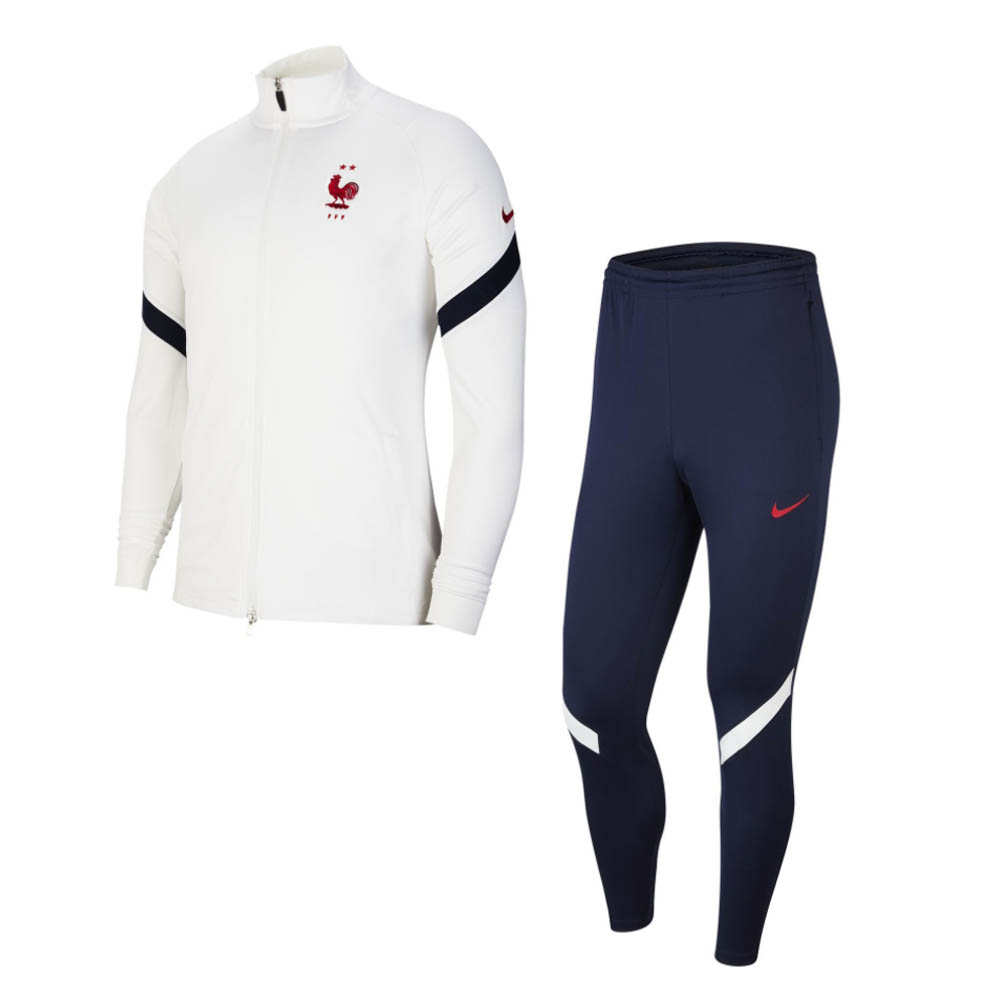 Click to view product details and reviews for 2020 2021 France Nike Dry Strike Tracksuit White.