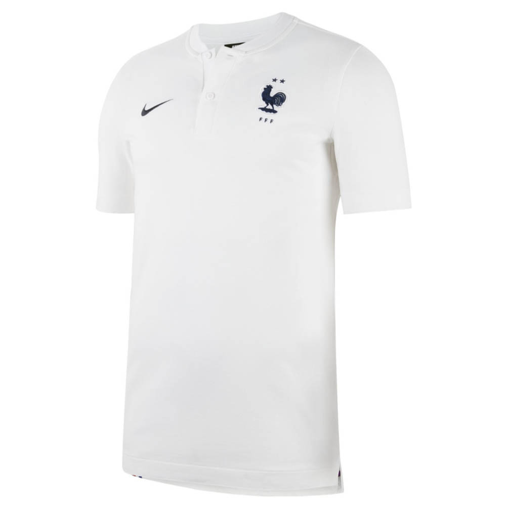 Click to view product details and reviews for 2020 2021 France Nike Authentic Polo Shirt White.