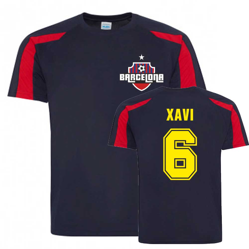 Click to view product details and reviews for Xavi Barcelona Sports Training Jersey Navy.