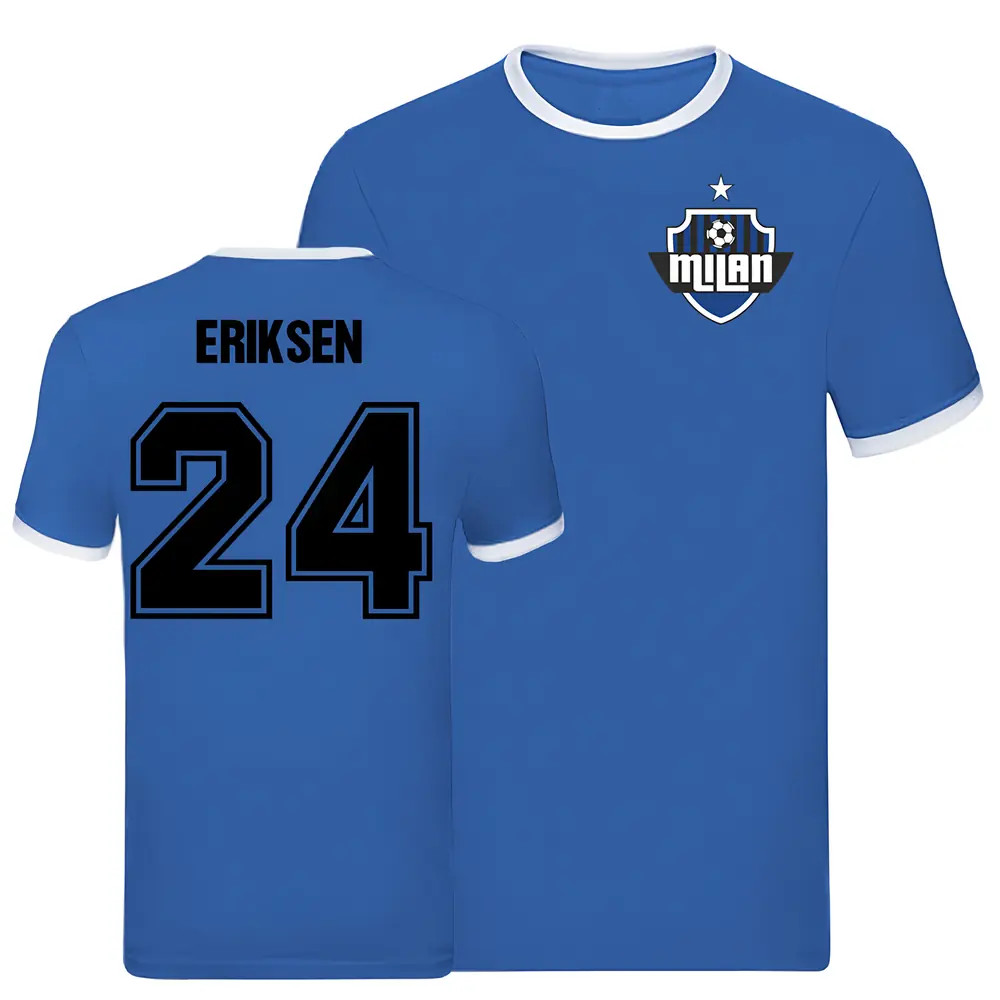 Click to view product details and reviews for Christian Eriksen Inter Milan Ringer Tee Blue. Click to view product details and reviews for Christian Eriksen Inter Milan Ringer Tee Blue.