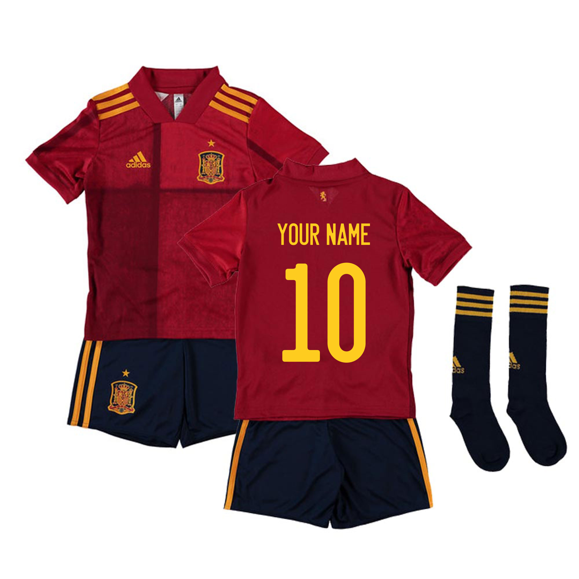 Click to view product details and reviews for 2020 2021 Spain Home Adidas Mini Kit Your Name. Click to view product details and reviews for 2020 2021 Spain Home Adidas Mini Kit Your Name.