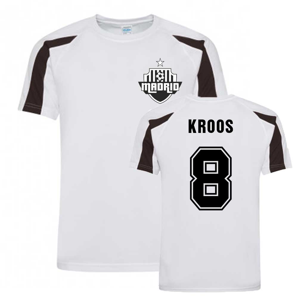 Click to view product details and reviews for Toni Kroos Madrid Sports Training Jersey White.