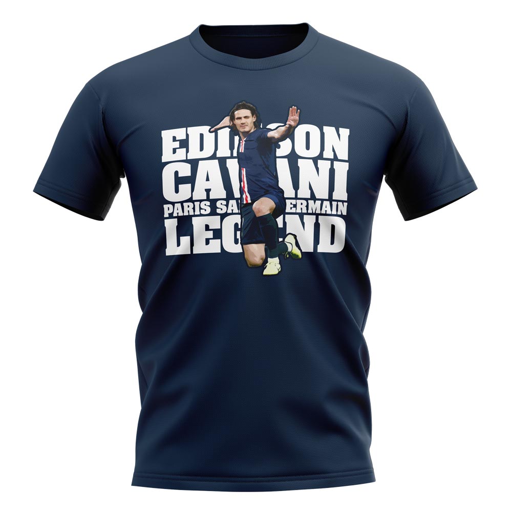 Click to view product details and reviews for Edinson Cavani Paris Player T Shirt Navy.