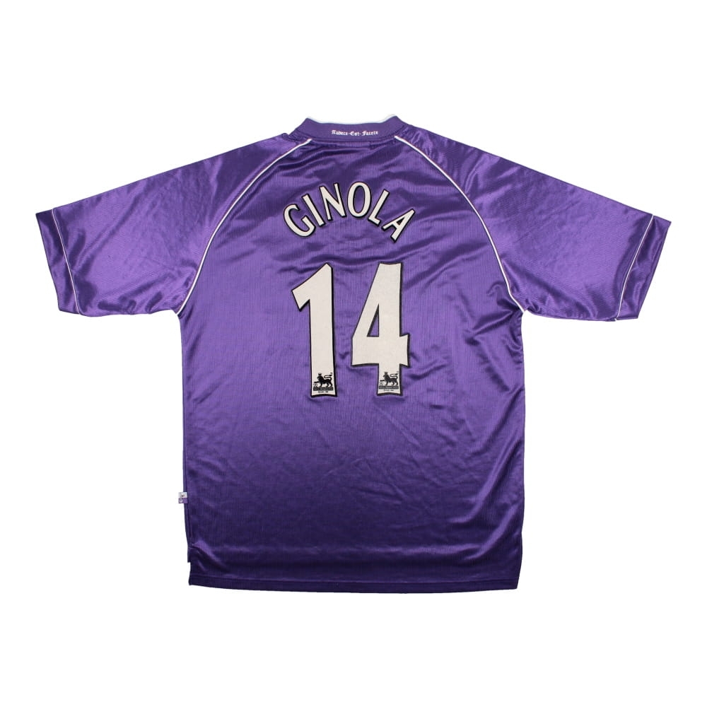 Maillot Foot Vintage Tottenham Hotspur Away 1998/99, Violet, Taille L, Pony