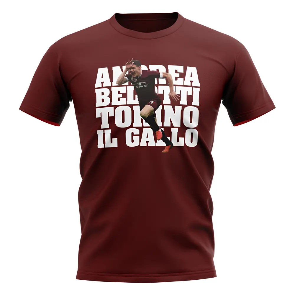Click to view product details and reviews for Andrea Belotti Torino Player T Shirt Maroon.