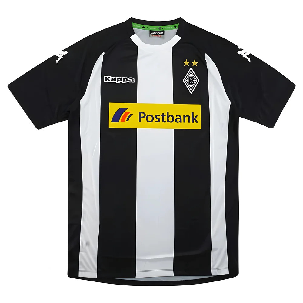 '17-'18 Borussia Monchengladbach Third Shirt ) (Mint) Polyester Made By: Kappa Men's Green Extra Large