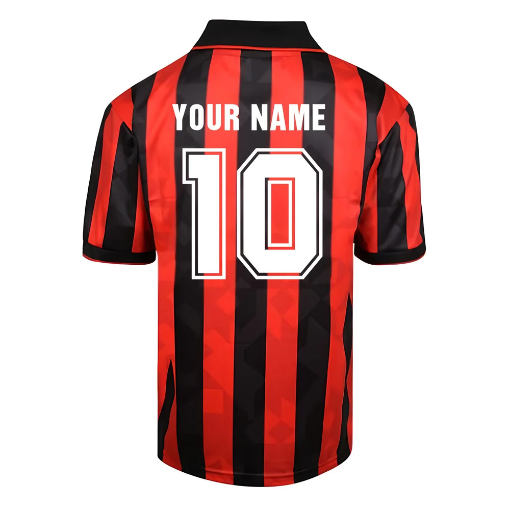 Click to view product details and reviews for Score Draw Ac Milan 1994 Retro Football Shirt Your Name.