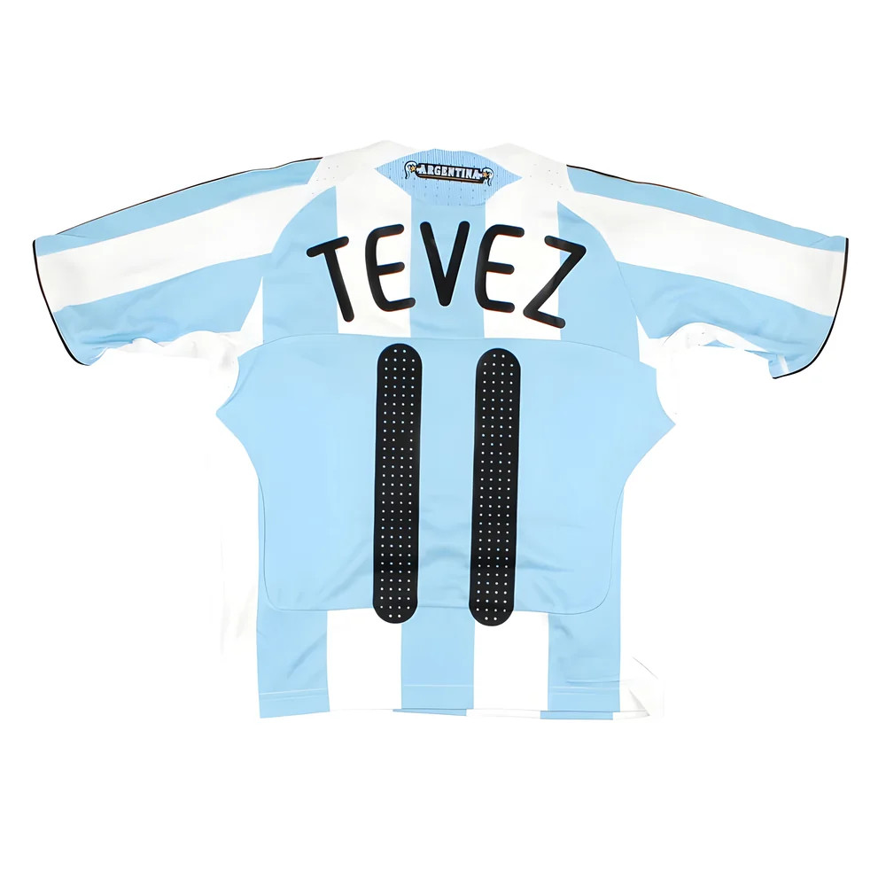 Argentina 2008-09 Home Shirt (SB) Tevez #11 (Mint) [cp2nV3