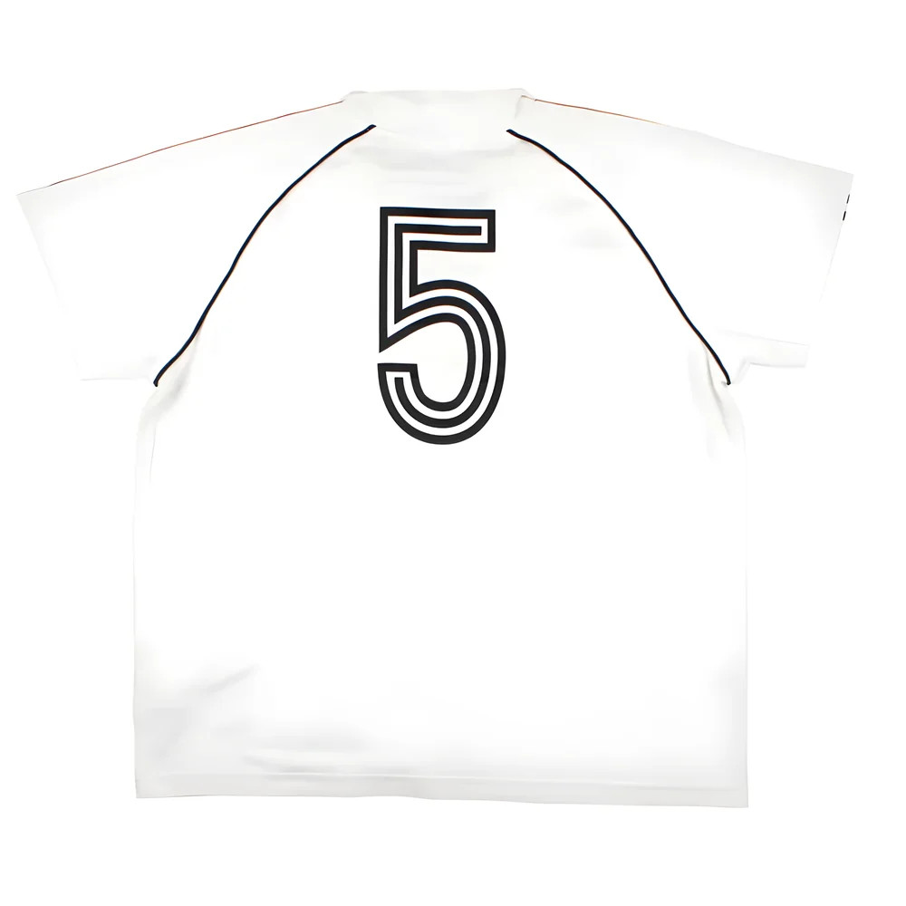 '10-'11 Germany Adidas Polo Shirt ) #5 (Very Good) Polyester Men's White Xxl