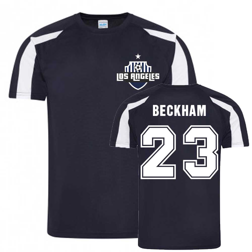 Click to view product details and reviews for David Beckham Los Angeles Sports Training Jersey Navy.