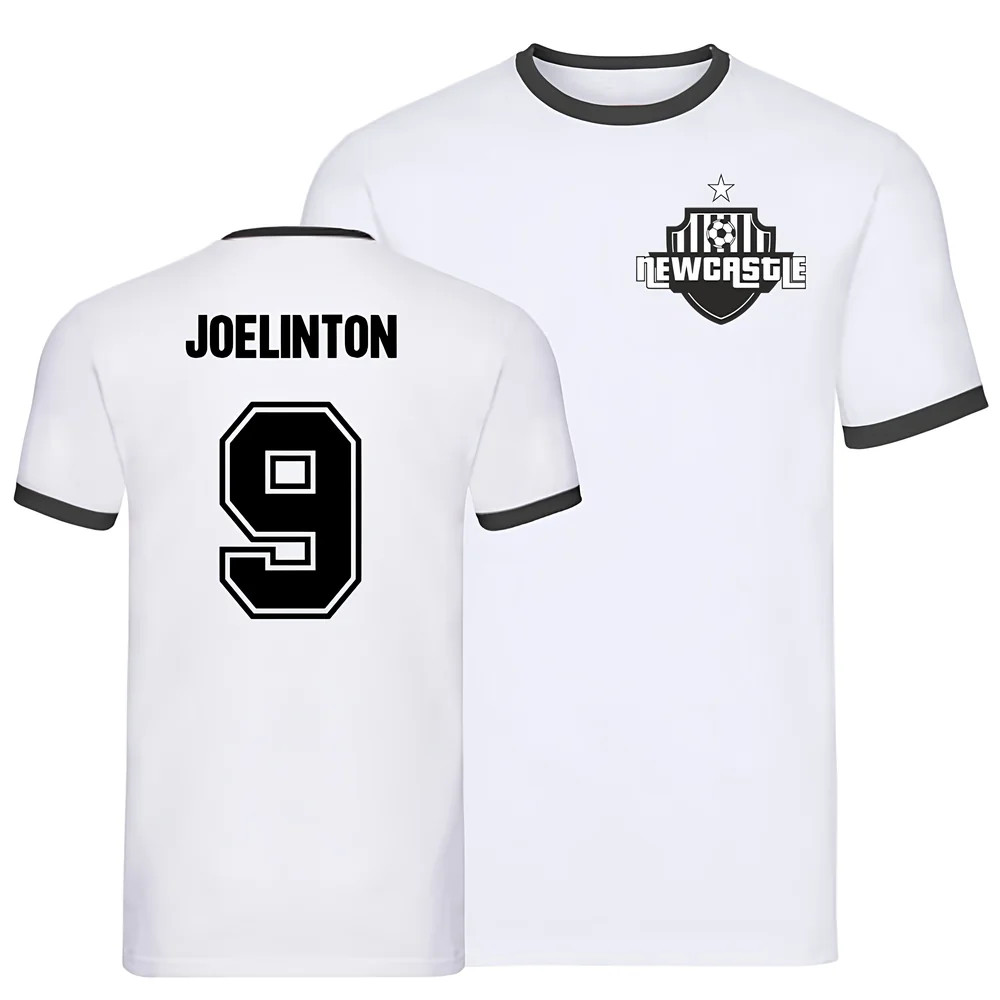Click to view product details and reviews for Joelinton Newcastle Ringer Tee White. Click to view product details and reviews for Joelinton Newcastle Ringer Tee White.