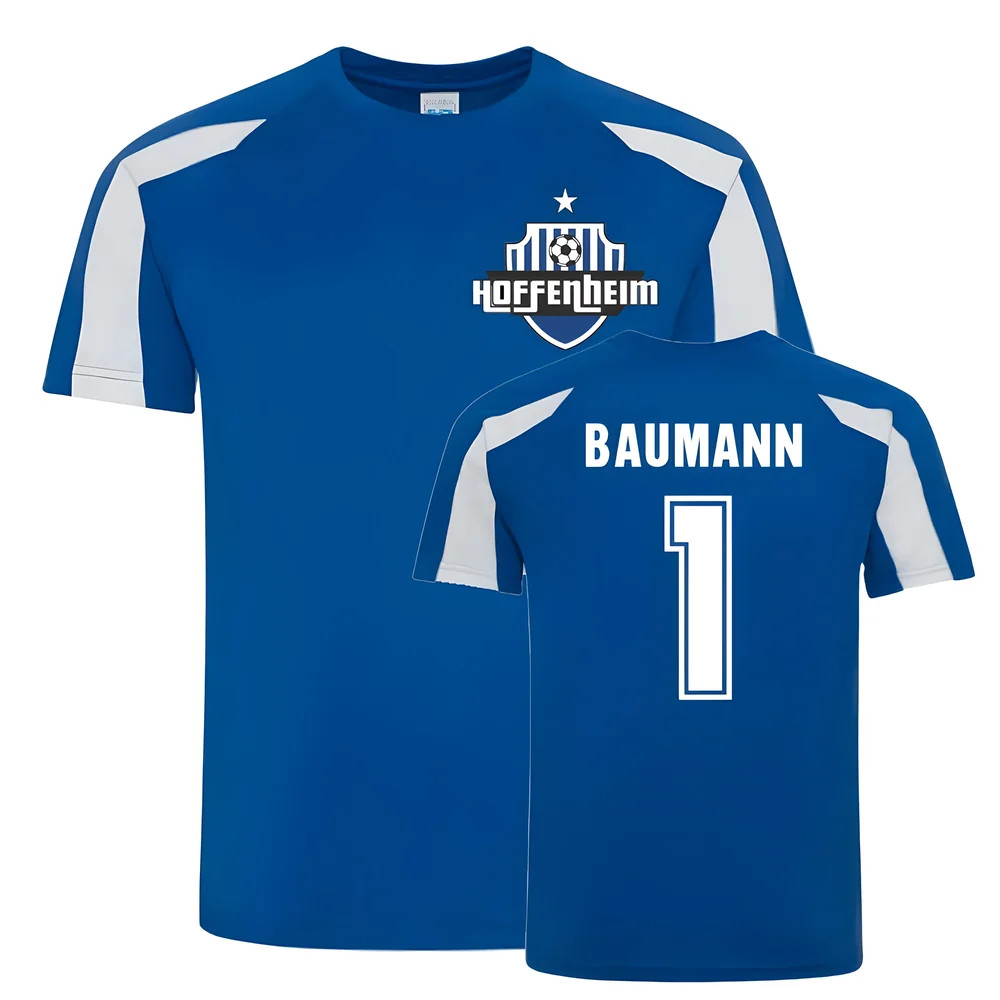 Oliver Baumann Hoffenheim Sports Training Jersey (Blue) Polyester Fc Hoffenheim Uksoccershop Men's Blue Small