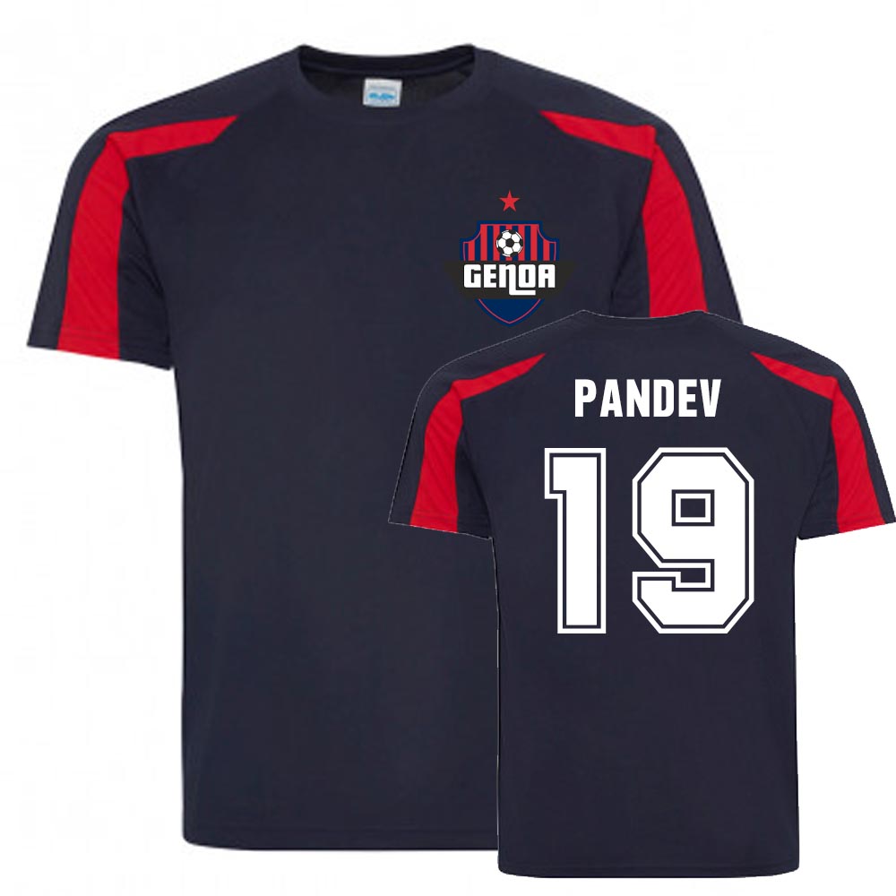 Click to view product details and reviews for Goran Pandev Genoa Sports Training Jersey Navy.