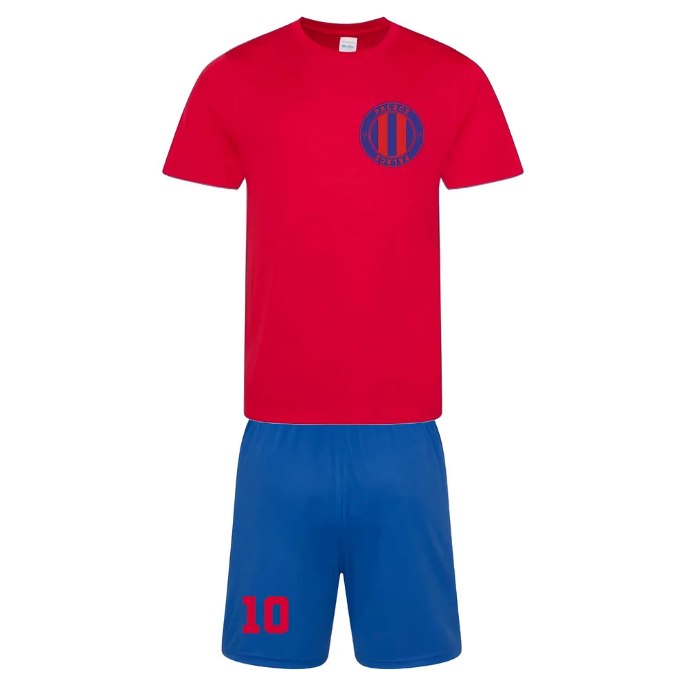 Personalised Palace Training Kit Polyester Crystal Palace Uksoccershop Men's Red Medium