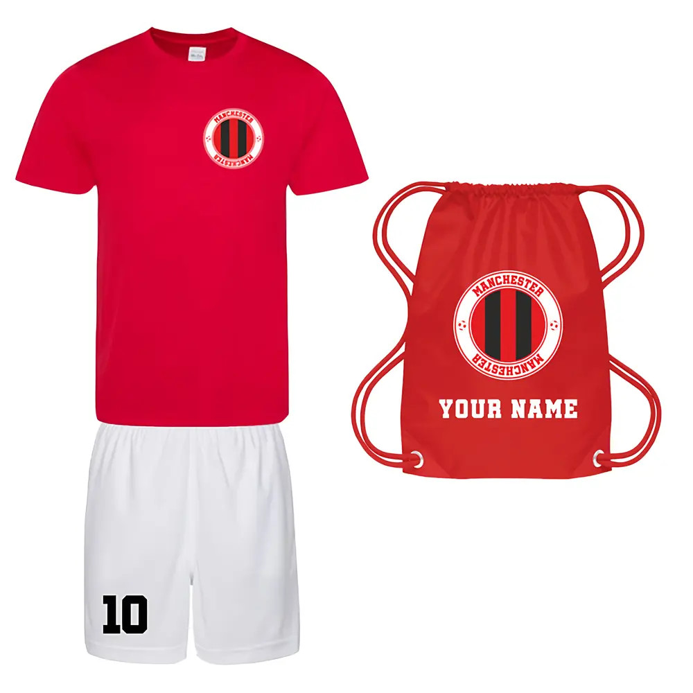 Click to view product details and reviews for Personalised Manchester Training Kit Package.