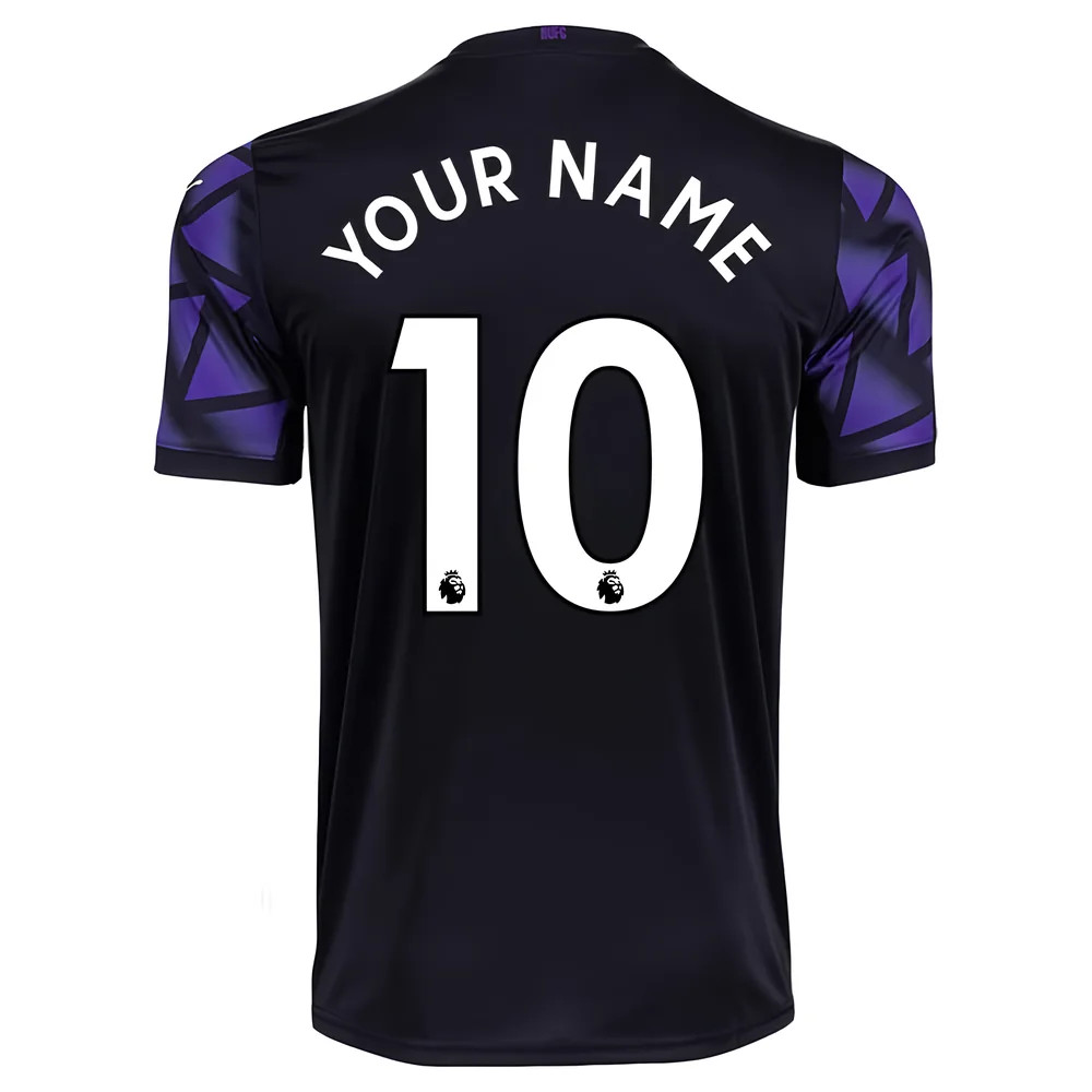 '20-'21 Newcastle Third Football Shirt (Your Name) Polyester Made By: Puma Men's Purple Large