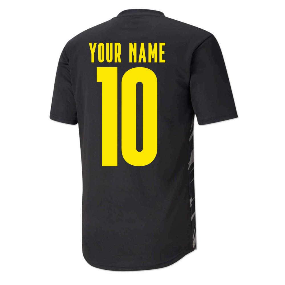 Click to view product details and reviews for 2020 2021 Borussia Dortmund Puma Warm Up Shirt Black Asphalt Your Name.