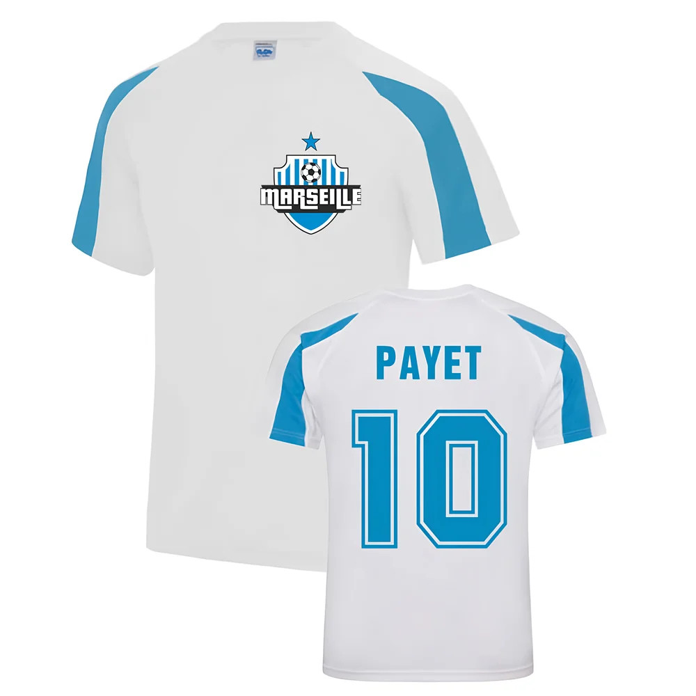 Dimitri Payet Marseille Sports Training Jersey (White) Polyester Uksoccershop Men's White Xxl