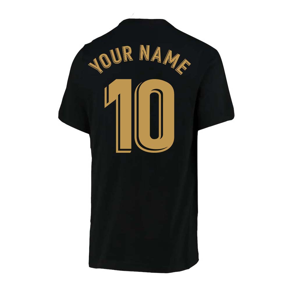 Click to view product details and reviews for 2020 2021 Barcelona Ground Tee Black Your Name.