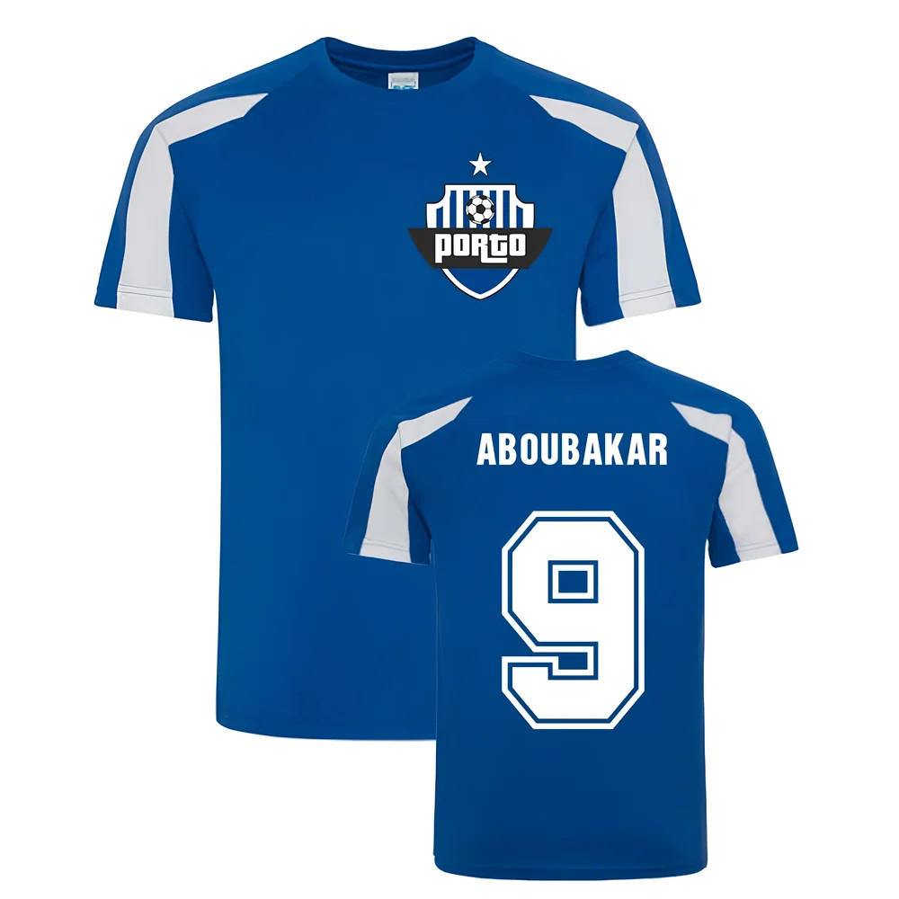 Vincent Aboubakar Porto Sports Training Jersey (Blue) Polyester Uksoccershop Men's Blue Large