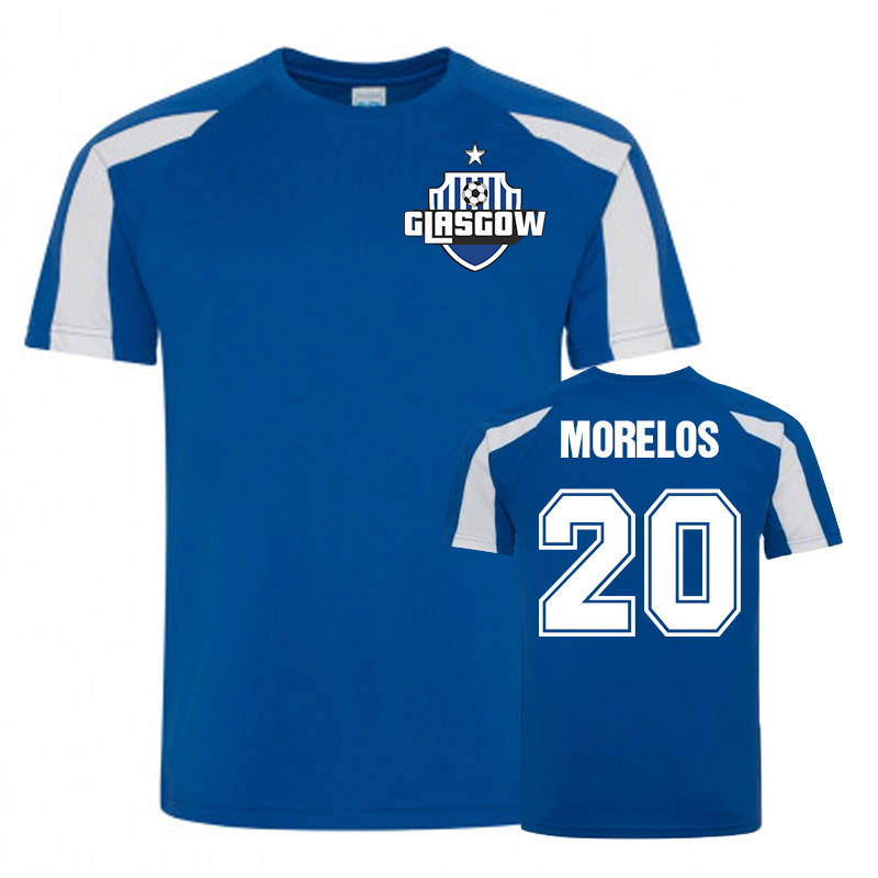 Click to view product details and reviews for Alfredo Morelos Rangers Sports Training Jersey Royal.
