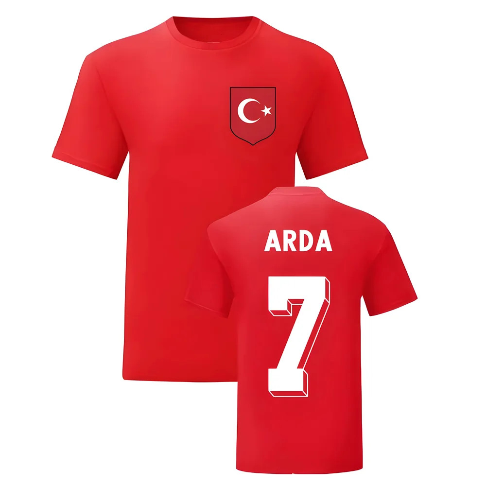 Arda Turan Turkey National Hero Tee (Red) Polyester Uksoccershop Men's Red Small