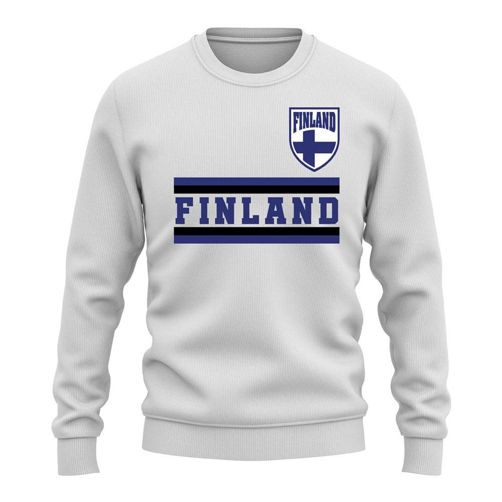 Finland Core Country Sweatshirt (White) Polyester Uksoccershop Men's White Xxl