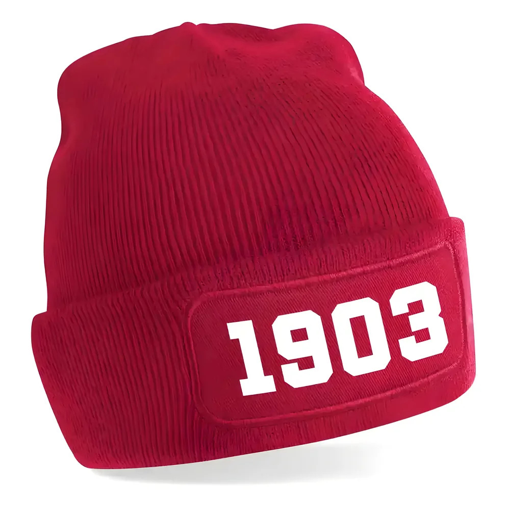 Aberdeen 1903 Football Beanie Hat (Red) One Size Polyester Uksoccershop Men's Red