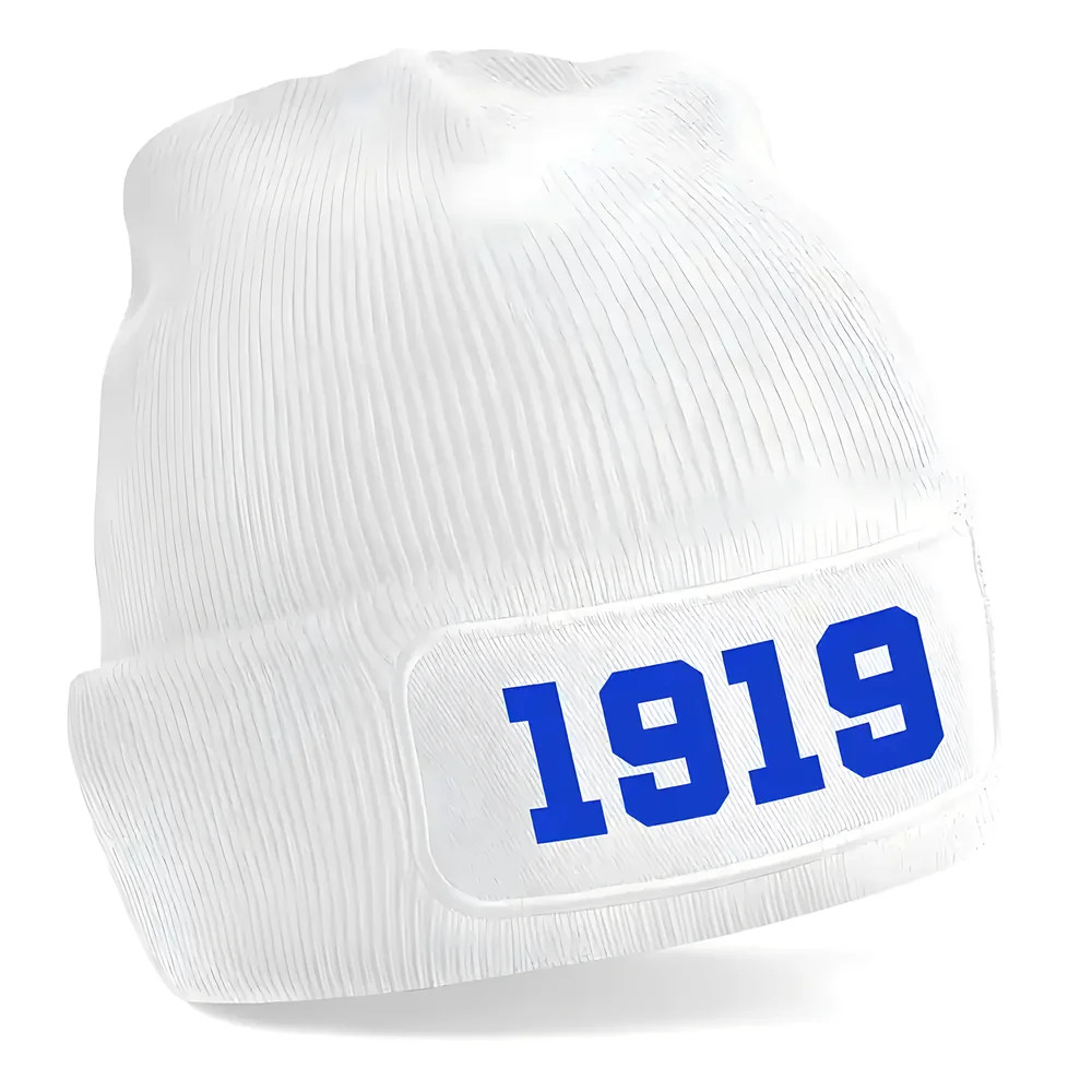 Leeds 1919 Football Beanie Hat (White) One Size Polyester Uksoccershop Men's White