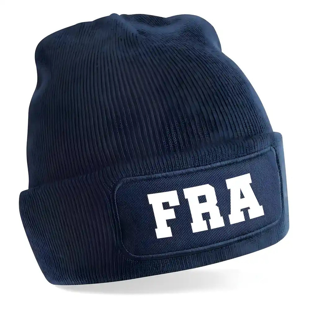 France National Football Beanie (Navy) One Size Polyester Uksoccershop Men's Navy