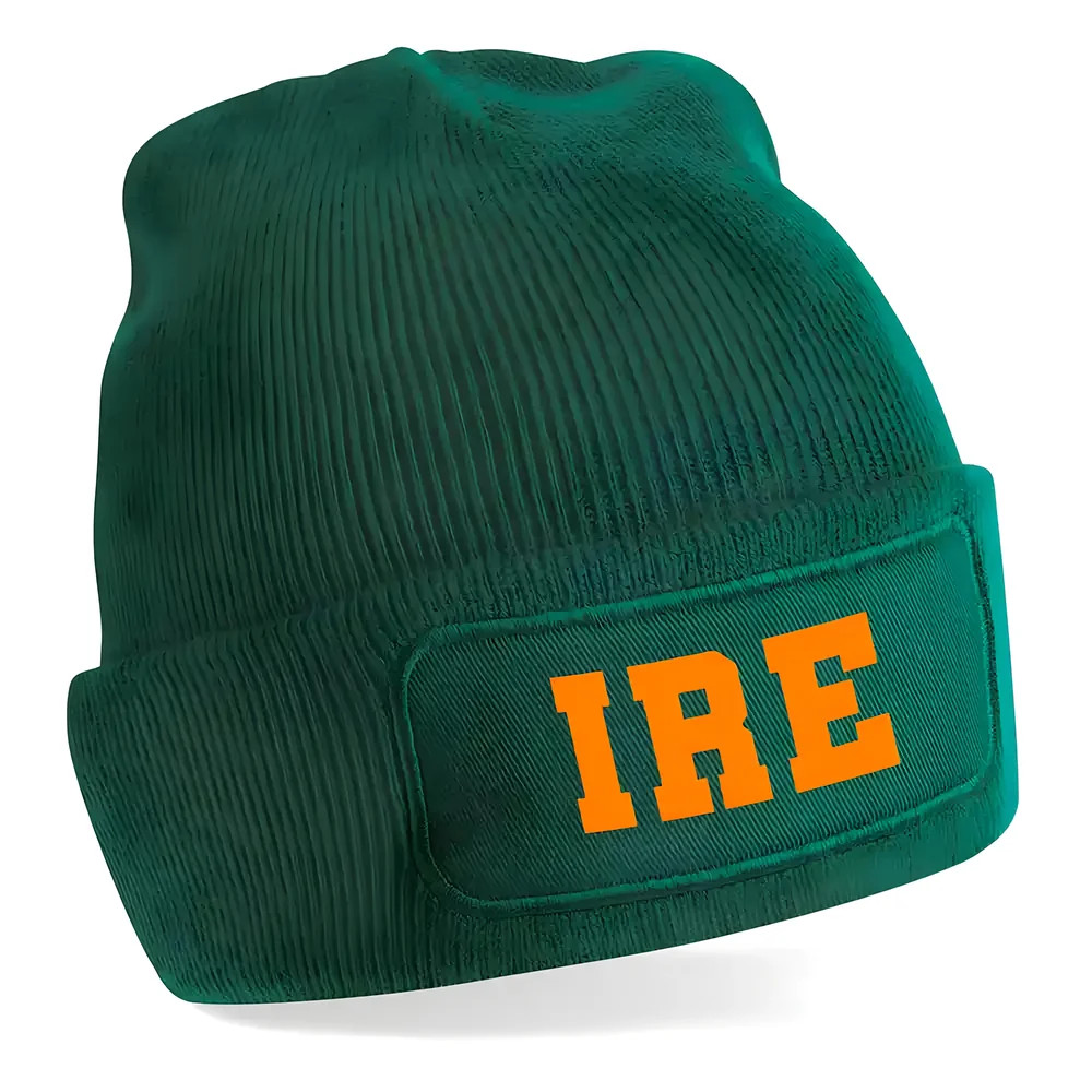 Ireland National Football Beanie (Green) One Size Polyester Uksoccershop Men's Green