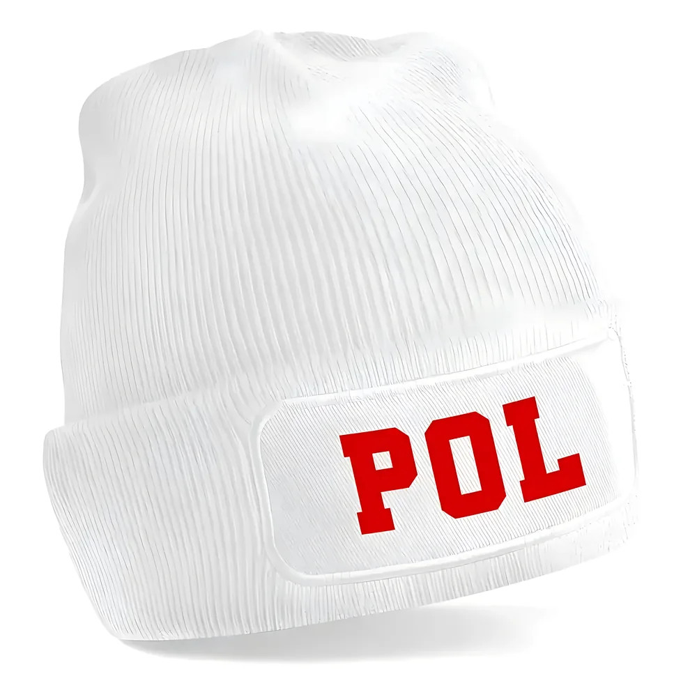 Poland National Football Beanie (White) One Size Polyester Uksoccershop Men's White