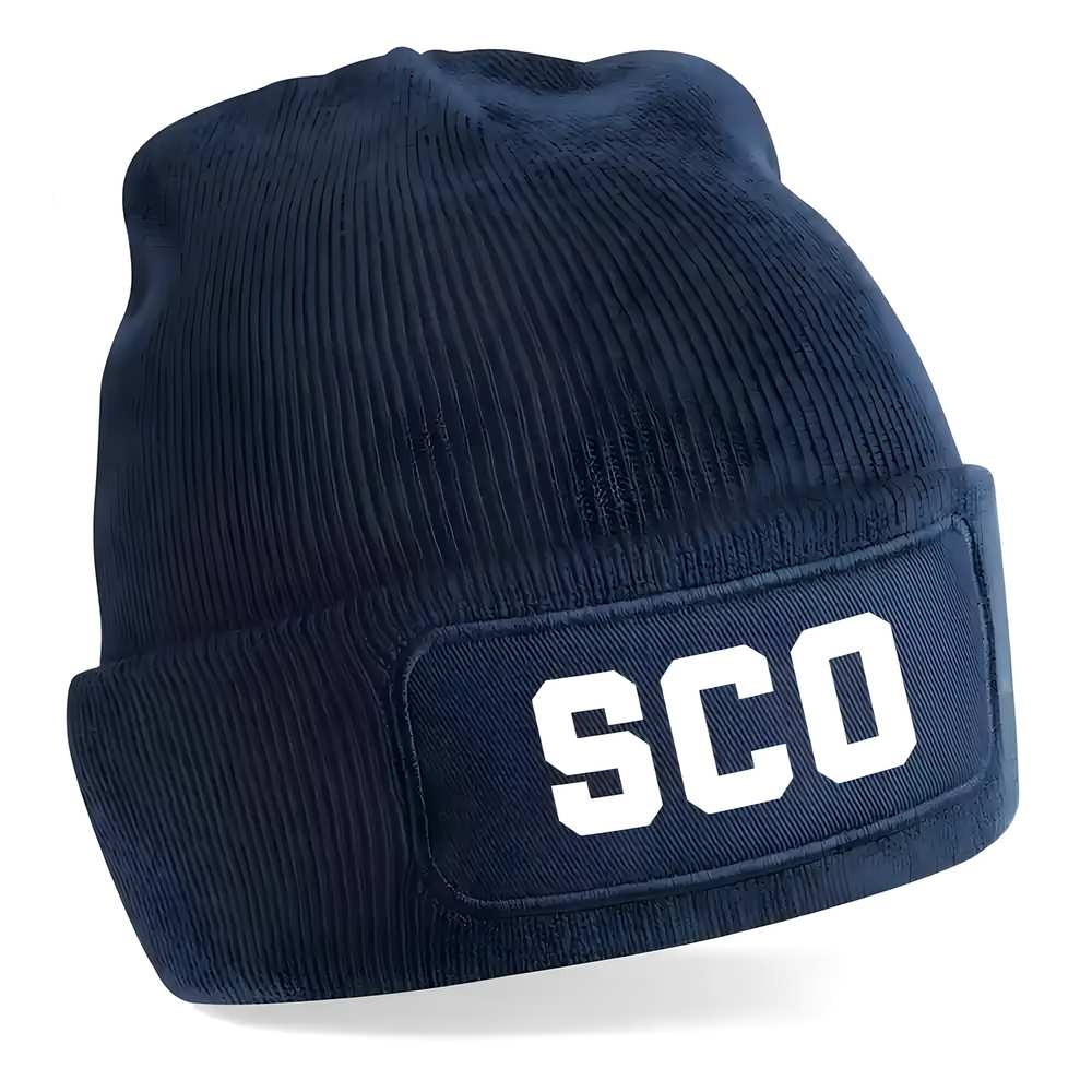 Scotland National Football Beanie (Navy) One Size Polyester Uksoccershop Men's Navy