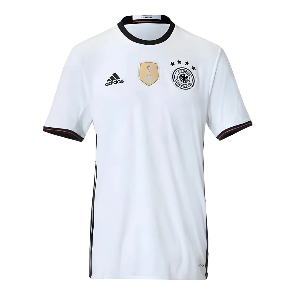 '16-'17 Germany Home Shirt (Excellent) Polyester Made By: Adidas Men's White Xxl