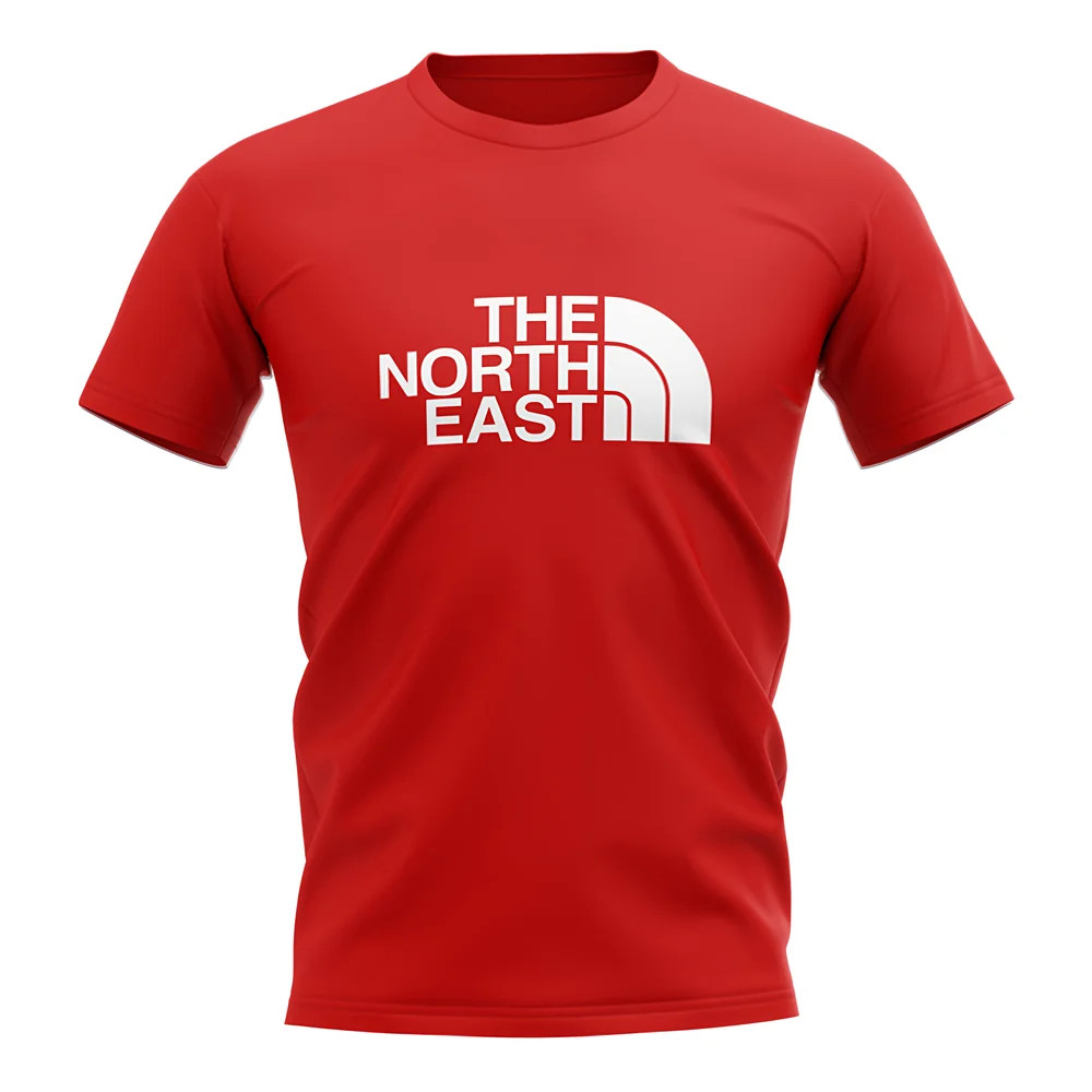 Sunderland The North East T-Shirt (Red) Polyester Uksoccershop Men's Red Extra Small