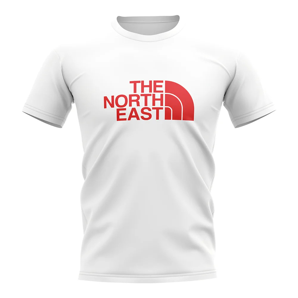 Middlesbrough The North East T-Shirt (White) Polyester Uksoccershop Men's White Large