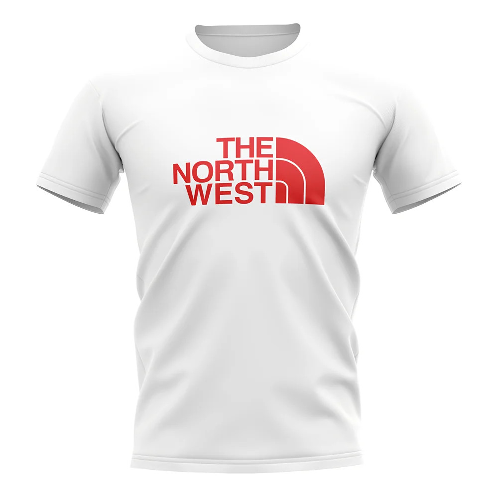 Liverpool The North West T-Shirt (White) Polyester Uksoccershop Men's White Extra Small