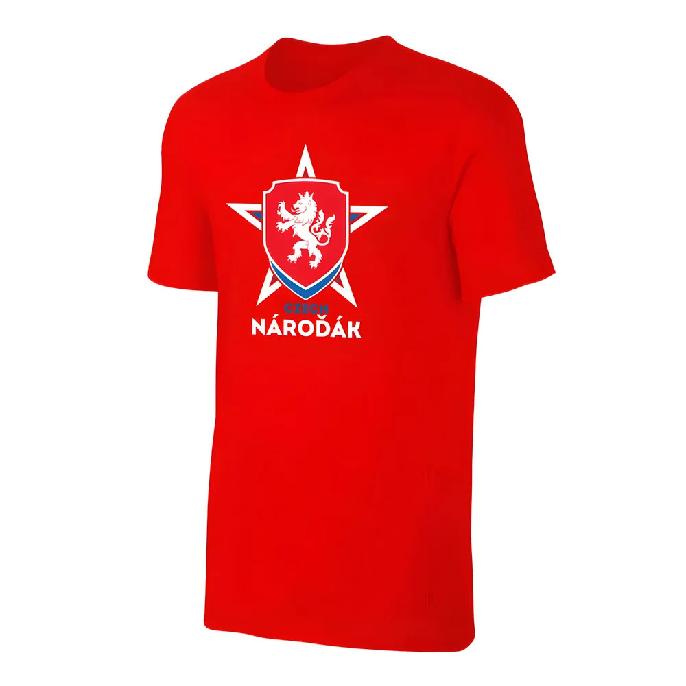 Czech Republic Euro 2020 T-Shirt (Red) Polyester Uksoccershop Men's Red Xxl