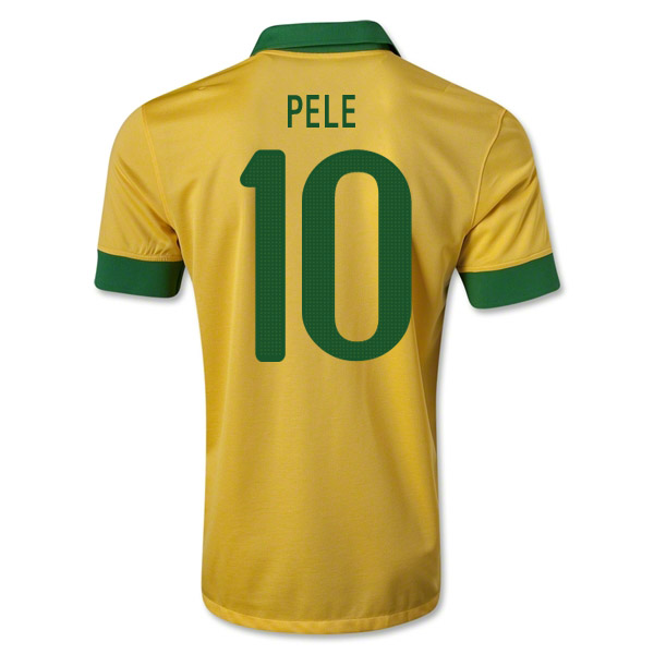 2013-14 Brazil Home Shirt (Pele 10 