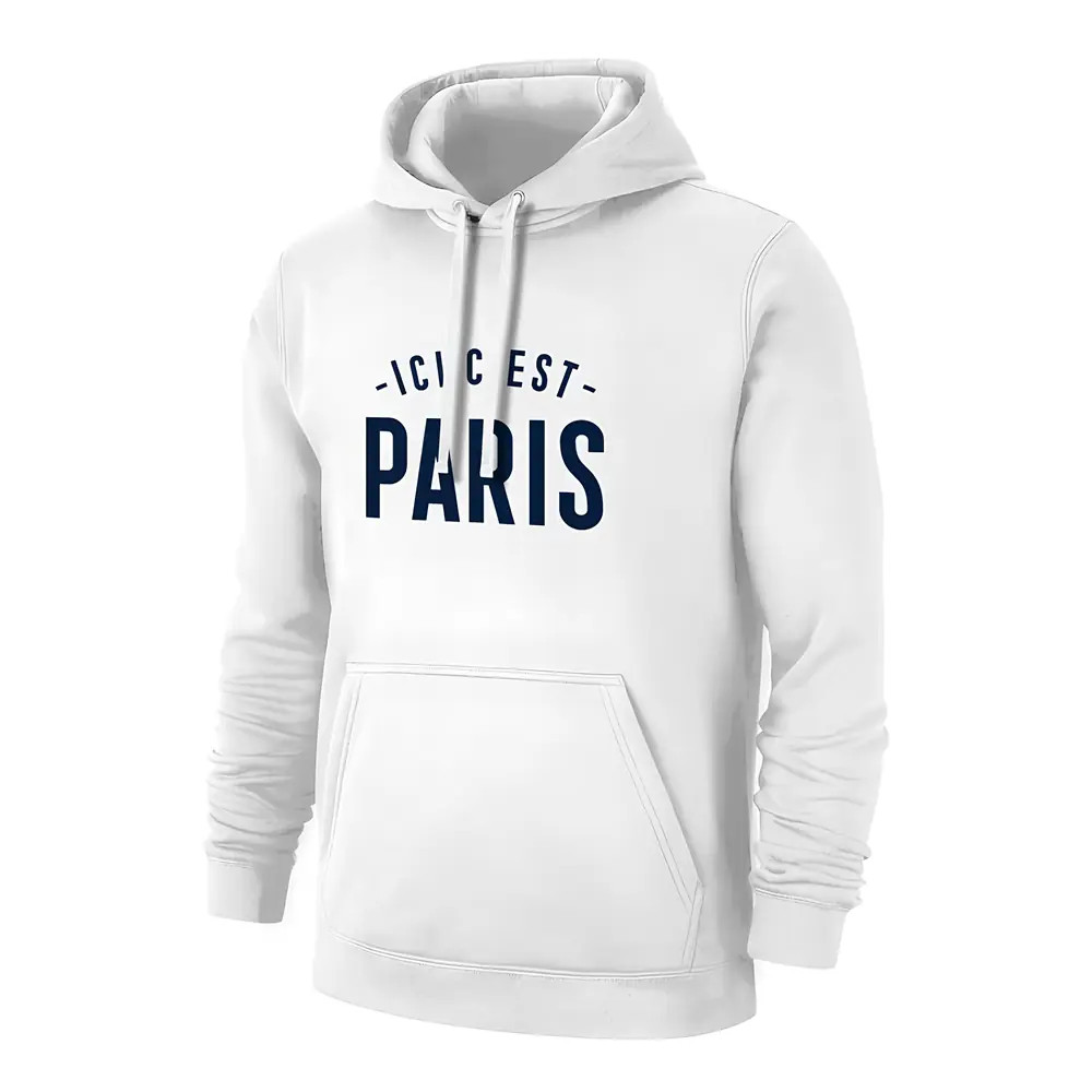 Paris Ici Cest 21 Footer With Hood, Polyester Lionel Messi Psg Uksoccershop Men's White Small