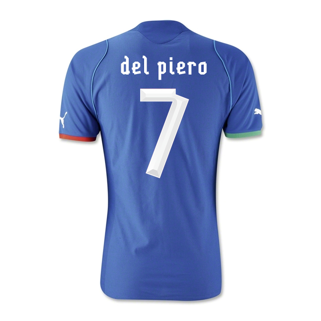 2013-14 Italy Home Shirt (Del Piero 7 
