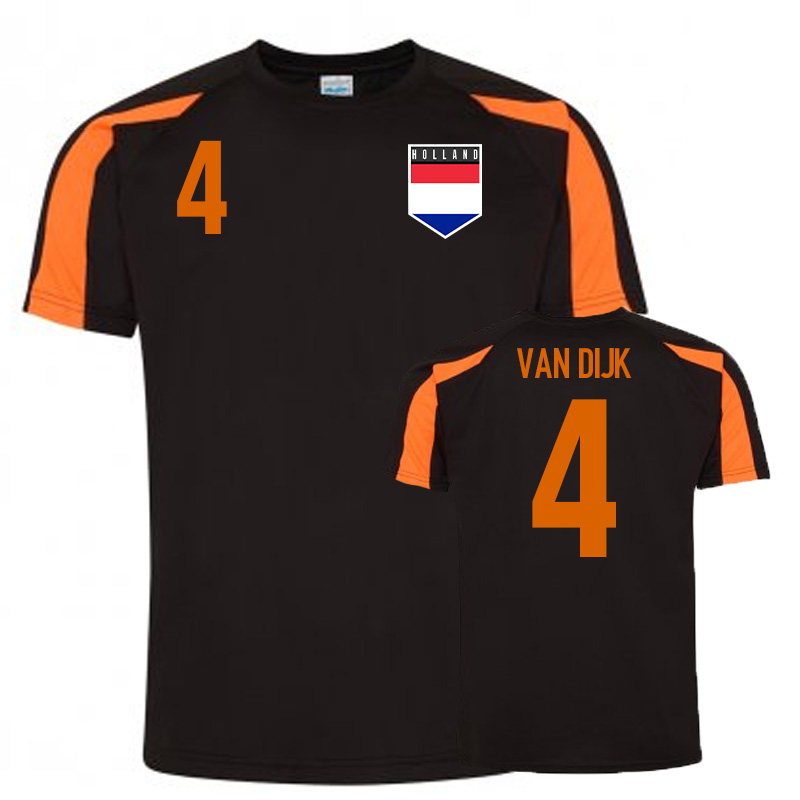 Click to view product details and reviews for Virgil Van Dijk Holland Sports Training Jersey Black.