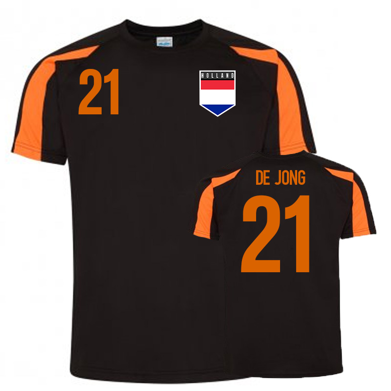 Click to view product details and reviews for Frenkie De Jong Holland Sports Training Jersey Black.