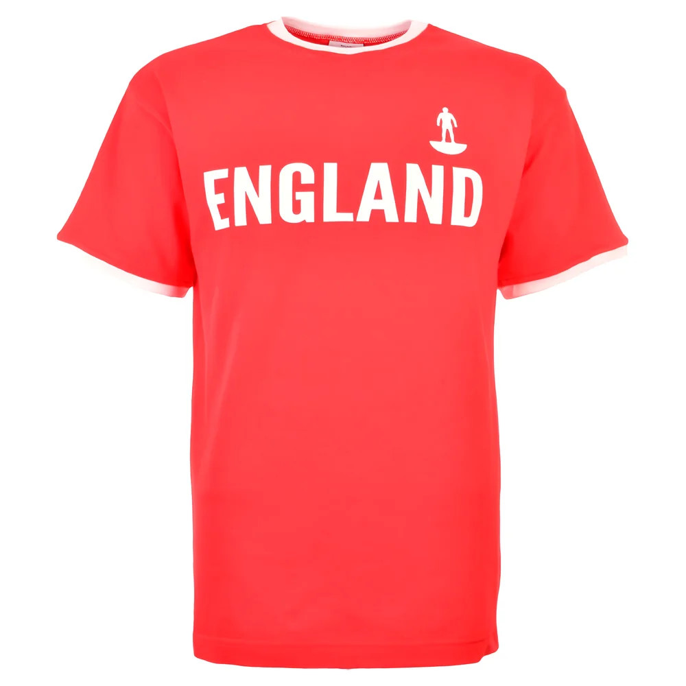 England Subbuteo T-Shirt - Polyester Made By: Toffs Men's Red 5XL