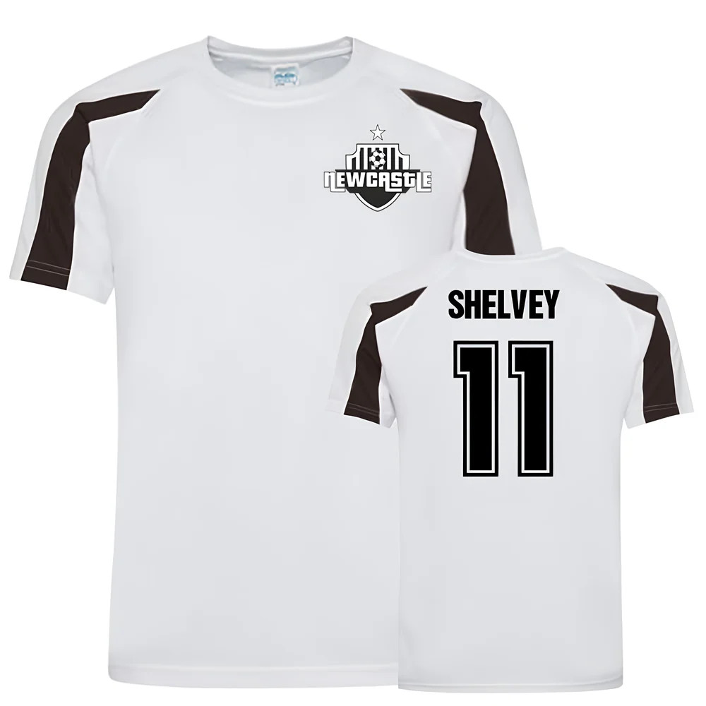 Jonjo Shelvey Newcastle Sports Training Jersey ( Polyester Uksoccershop Men's White Small
