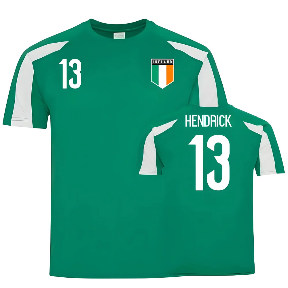 Ireland Sports Training Jersey (Hendrick 13) Polyester Uksoccershop Men's Green Large